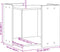 vidaXL - Kattenbakkast - 53x53x51 - cm - bewerkt - hout - gerookt - eikenkleurig
