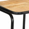 vidaXL - Barkrukken - 2 - st - 46x35,5x80 - cm - massief - hout - ruw - mango