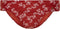 Beachlife Little Leaves - Bikinibroekje met omslag - Roest/Bruin/Rood/Bloemenprint - Maat 36