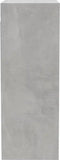 vidaXL Wandkast - 34,5x32,5x90 cm - bewerkt hout - bruin eikenkleur