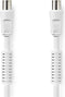 Nedis CSGL40020WT15 - Coaxiale Kabel - 150 cm - Wit