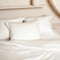 Coco & Cici - Tencel Sateen Hoeslaken 90 x 200 cm - 1 Persoons Beddengoed - Lyocell - Elastiek Rondom - Off White - Extra Zacht