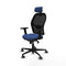 Jorquera Piqueras y Crespo 2D036G2 - Bureaustoel met hoofdsteun - Verstelbare hoogte - Marineblauw