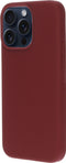Mobiparts iPhone 15 Pro Max - Silicone Cover - Soft-touch - Plum Red