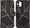 iMoshion Hoesje Geschikt voor iPhone 11 Hoesje Met Pasjeshouder - iMoshion Design Softcase Bookcase - Goud / Zwart / Black Graphic