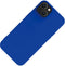 Celly Cromo Siliconen hoesje - Geschikt voor Apple iPhone 15 Plus - TPU Back Cover - Microfiber - Blauw