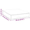 Palletkussen voor zitting Creme 70 x 70 x 12 cm Oxford stof