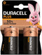 Duracell D Plus Power - Alkaline batterijen - 61,5mm x 34,2mm - Oranje (2 stuks)