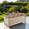 tectake® Blomster - Verhoogde Plantenbak - Robuust vurenhout - 70 x 30 x 25 cm