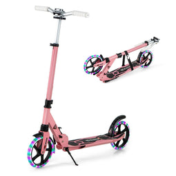 Coast Kinderstep - Opvouwbaar - LED-verlichting - Roze