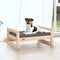 vidaXL - Hondenmand - 55,5x45,5x28 - cm - massief - grenenhout