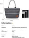Multifunctionele Geïsoleerde Dames Tas - Waterbestendig en Ruim - Perfect voor Werk, Reizen, School, Strand