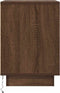 vidaXL - Nachtkastje - met - LED-verlichting - 38x34x50 - cm - bruin - eiken