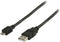 ValueLine 1m - USB 2.0 A - micro A - Zwart