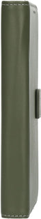 Mobiparts iPhone 15 Pro Max - 2 in 1 Wallet Case - Echt leer met uitneembare backcover - Groen