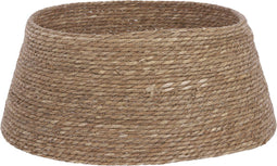 House of Seasons Kerstboomrok - H26 x Ø58 cm - Zeegras - Naturel Bruin