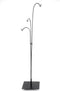Lumiz Terras Standaard - Solar Tuinverlichting - Tuinverlichting op zonne energie - Hanglamp - Decoratie - Tuinlampjes - Tuinverlichting op zonneenergie - Zwart Metaal - 192 cm