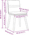 vidaXL - Eetkamerstoelen - 2 - st - stof - wolk - grijs