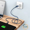 Ecologische Kabel Micro-USB Intensiteit 2.1A 2m Recyclebaar Just Green blauw