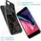 iMoshion Hoesje Geschikt voor iPhone SE (2022) / SE (2020) / 8 / 7 Hoesje Siliconen - iMoshion Design hoesje - Zwart / Meerkleurig / Goud / Black Graphic