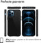 iMoshion Hoesje Geschikt voor iPhone 12 Pro / 12 Hoesje Shockproof - iMoshion Rugged Hybrid Carbon Case - Zwart