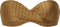 Beachlife Dull Gold - Bikinitop met beugel - Multiway - Goud