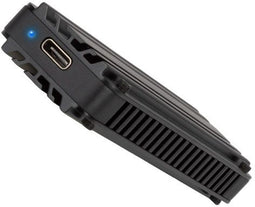 Silverstone MS12 - Externe behuizing - M.2 80mm - USB 3.2 Gen2x2 type-C - Zwart