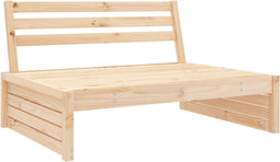 vidaXL - Tuinmiddenbank - 120x80 - cm - massief - grenenhout