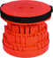 Opvouwbare kruk extra strong vol rood per 5 - telescopische kruk - 250 kg - inklapbare kruk - draagbaar - kampeerstoel - opstapkrukje