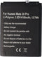 Batterij geschikt voor Huawei Mate 20 Pro, Li-Polymer, 3.82V, 4100mAh, 15.7Wh, ingebouwd, zonder gereedschap