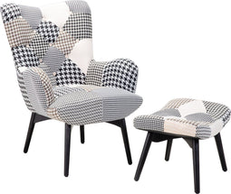 Beliani VEJLE - Chesterfield fauteuil - Multicolor - Kunststof