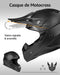 YM-915 Cross Motorcross Helm Downhill Fullface Mat Zwart ECE voor Dames en Heren