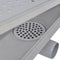 vidaXL - Doucheafvoer - rechthoekig - bubbel - 530x140 - mm - roestvrij - staal