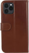 Valenta iPhone 12 Pro Max - Book Case - Handgemaakt - Bruin