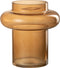 J-Line vaas Bol Rita - glas - oranje - small - Ø 18 cm