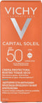 Vichy Capital Soleil SPF50 Dry Touch Zonnecrème Gemengde tot Vette Huid - Gelaat 50ml