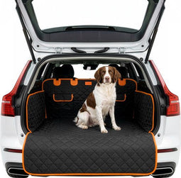 Jake and Jacky Hondendeken Auto Kofferbak - Autodeken Hond - Antislip - Zwart/Oranje