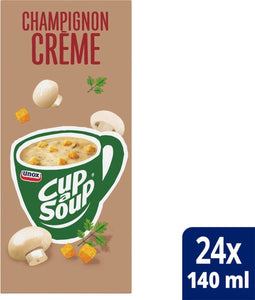 Cup-a-soup unox champignon creme 140ml | 4 stuks