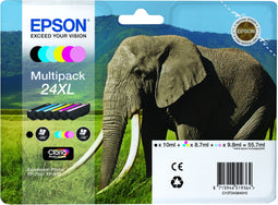 Epson 24XL - Multipack 6-kleuren Claria Photo HD Ink - Hoge capaciteit (1 pack)