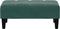 vidaXL - Voetenbank - 77x55x31 - cm - fluweel - donkergroen