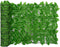 vidaXL - Balkonscherm - met - groene - bladeren - 200x75 - cm