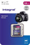 Integral - High Speed SD Card V30 UHS-I U3 - 128GB - tot 100MB/s lezen - 45MB/s schrijven