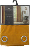 Atmosphera Memories gordijnen 140x260cm - Kant en klaar met ringen - Gordijn raambekleding - Oker
