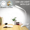 Moderne LED Klemspot - USB 4,8W - 230x410mm - Wit