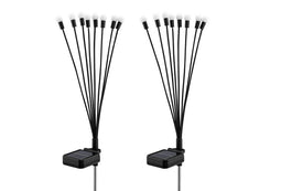 Hortensus Firefly Solar Lights - Set van 2 - LED-verlichting IP44 Waterdicht 67,5 x 6,5 x 4 cm (2 stuks)