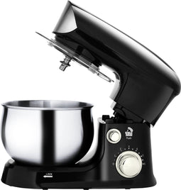 Adler AD 4226 B - Planetaire keukenmachine 1200W - 3L roestvrijstalen kom - Zwart