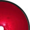vidaXL - Wasbak - 42x14 - cm - gehard - glas - rood