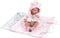 Llorens full body babypop meisje Nica met verschoonmatje en speen 40 cm