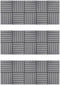 vidaXL - Terrastegels - 30 - st - 30x30 - cm - massief - acaciahout - greywash