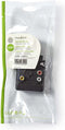 SCART-Adapter - SCART Male - S-Video Female / SCART Female / 3x RCA Female - Vernikkeld - Schakelbaar - ABS - Zwart - 1 Stuks - Polybag